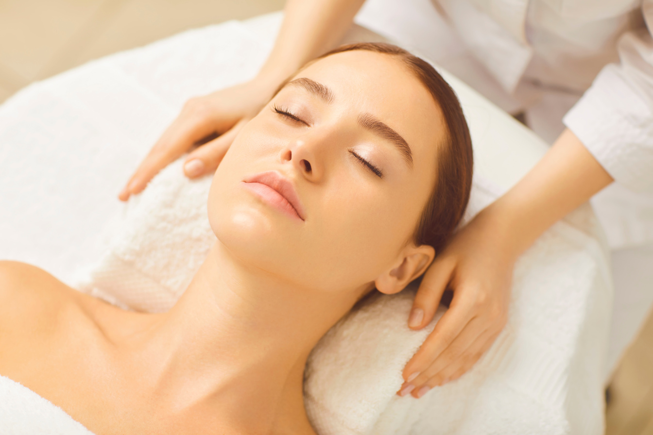 Beauty Face Care. Cosmetology Skin Care.